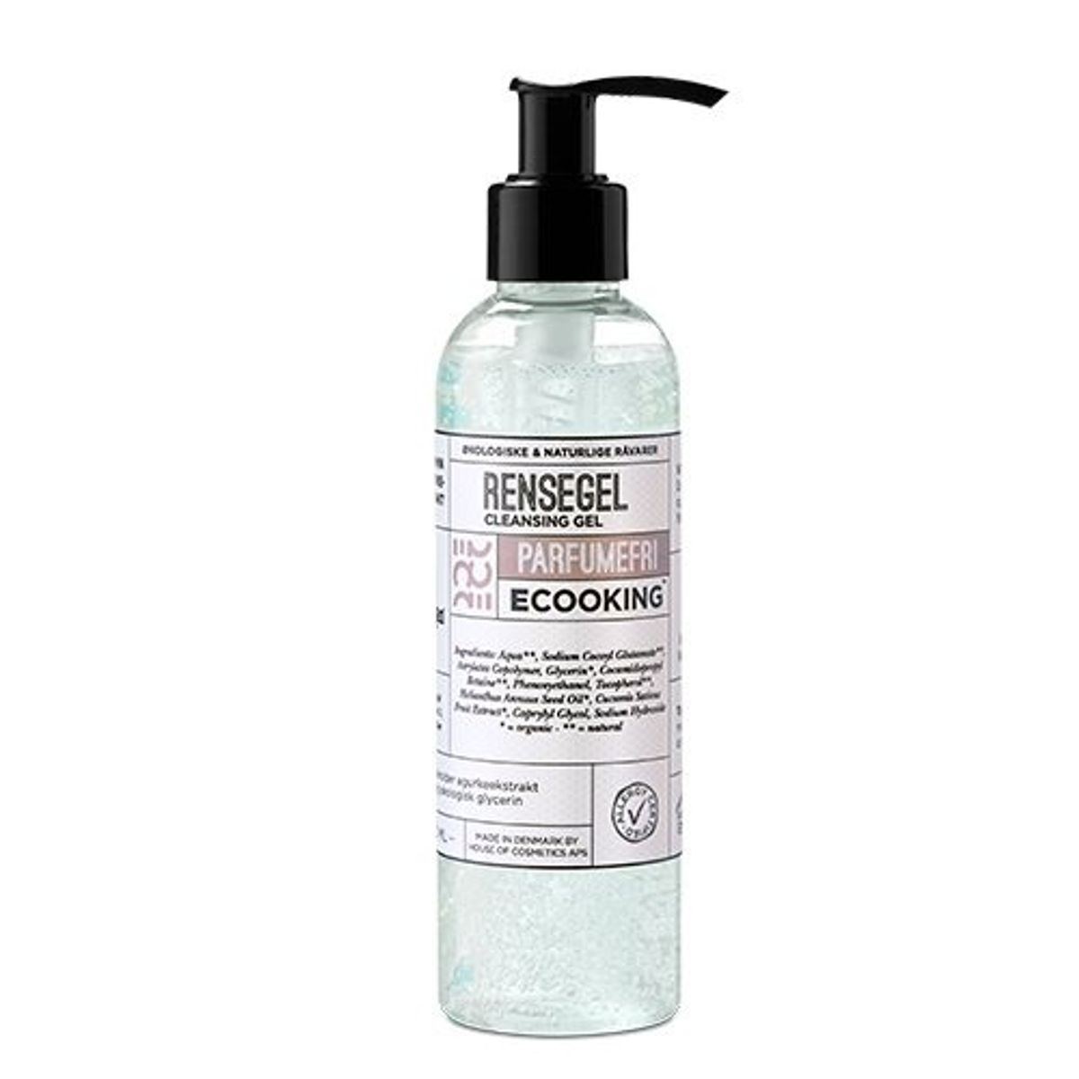 Ecooking Rensegel parfumefri - 200 ml. (inkl. gratis Ecooking ansigtolie 10 ml. værdi 159.95)