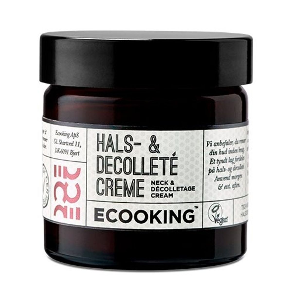 Ecooking Hals & Decolleté Creme - 50 ml. (inkl. gratis Ecooking ansigtolie 10 ml. værdi 159.95)