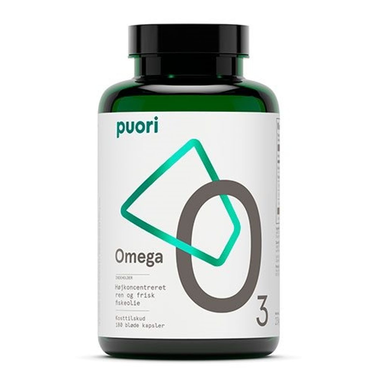 Omega-3 Puori O3 - 180 kapsler