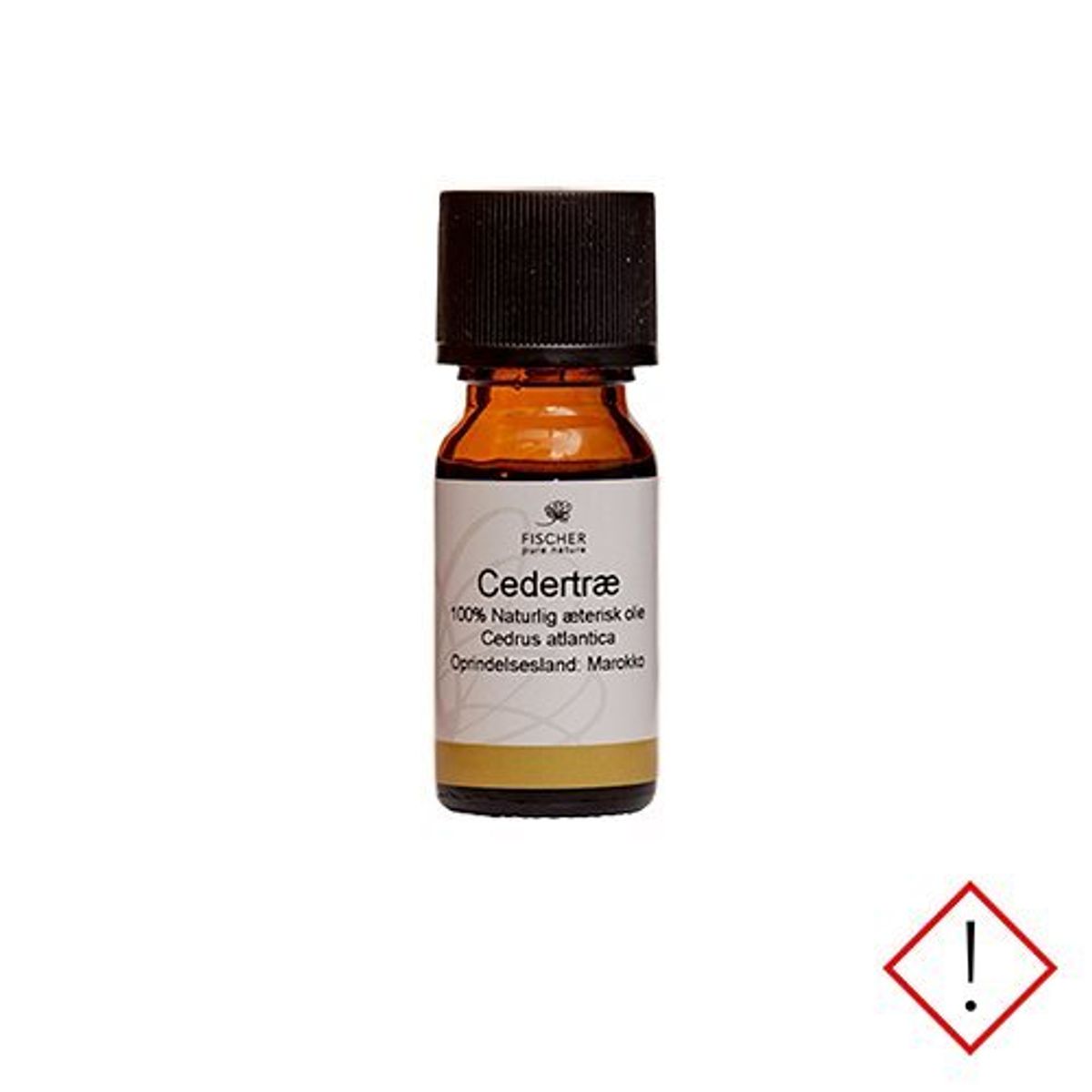 Cedertræsolie æterisk Fischer Pure Nature - 10 ml.