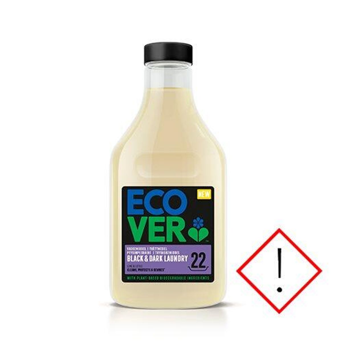 Ecover flydende vaskemiddel Black - 1000 ml