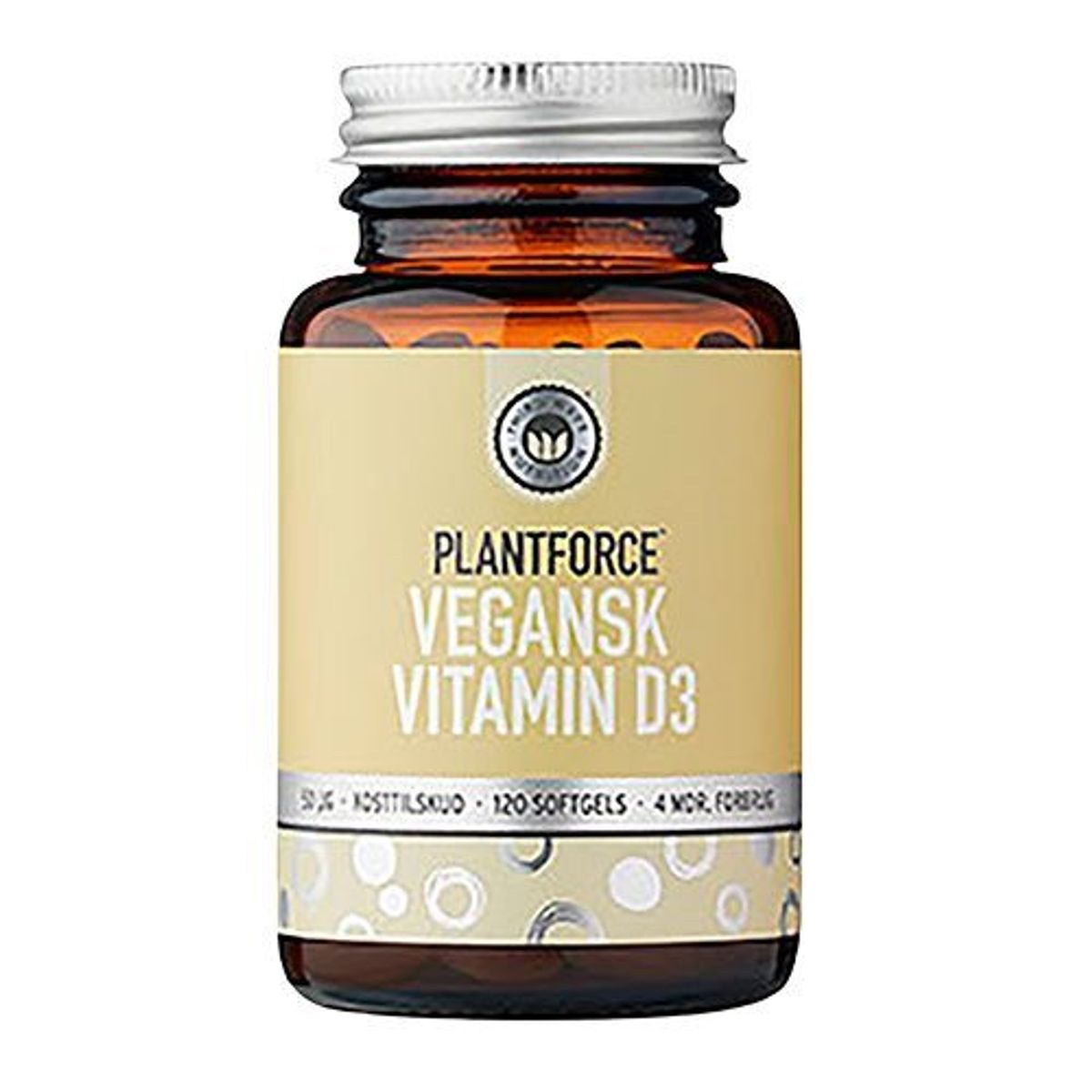 Vitamin D Plantforce - 120 kapsler