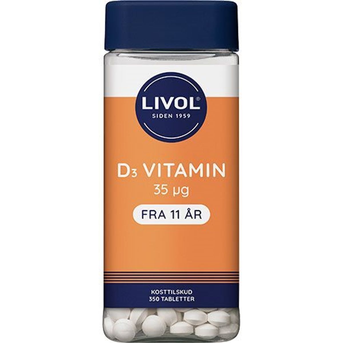 Vitamin D 35 mcg Livol - 350 tabletter