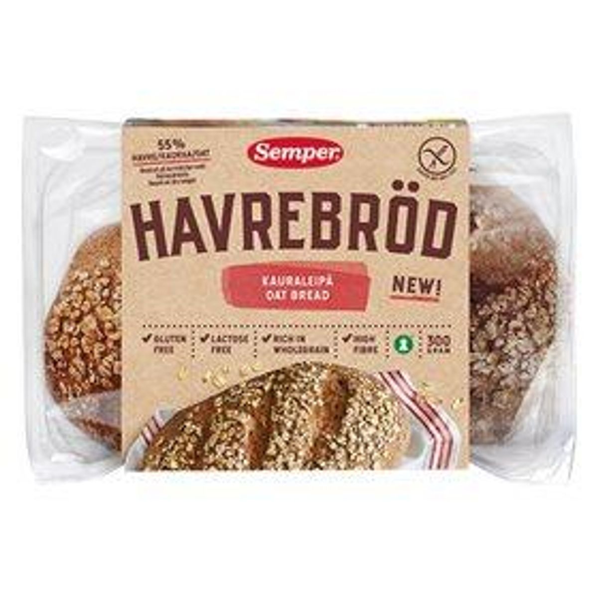 Havrebrød Semper - 300 g.