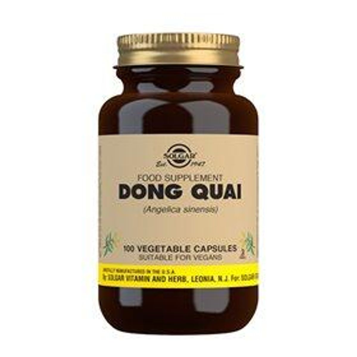 Solgar Dong Quai 250 mg - 100 kapsler