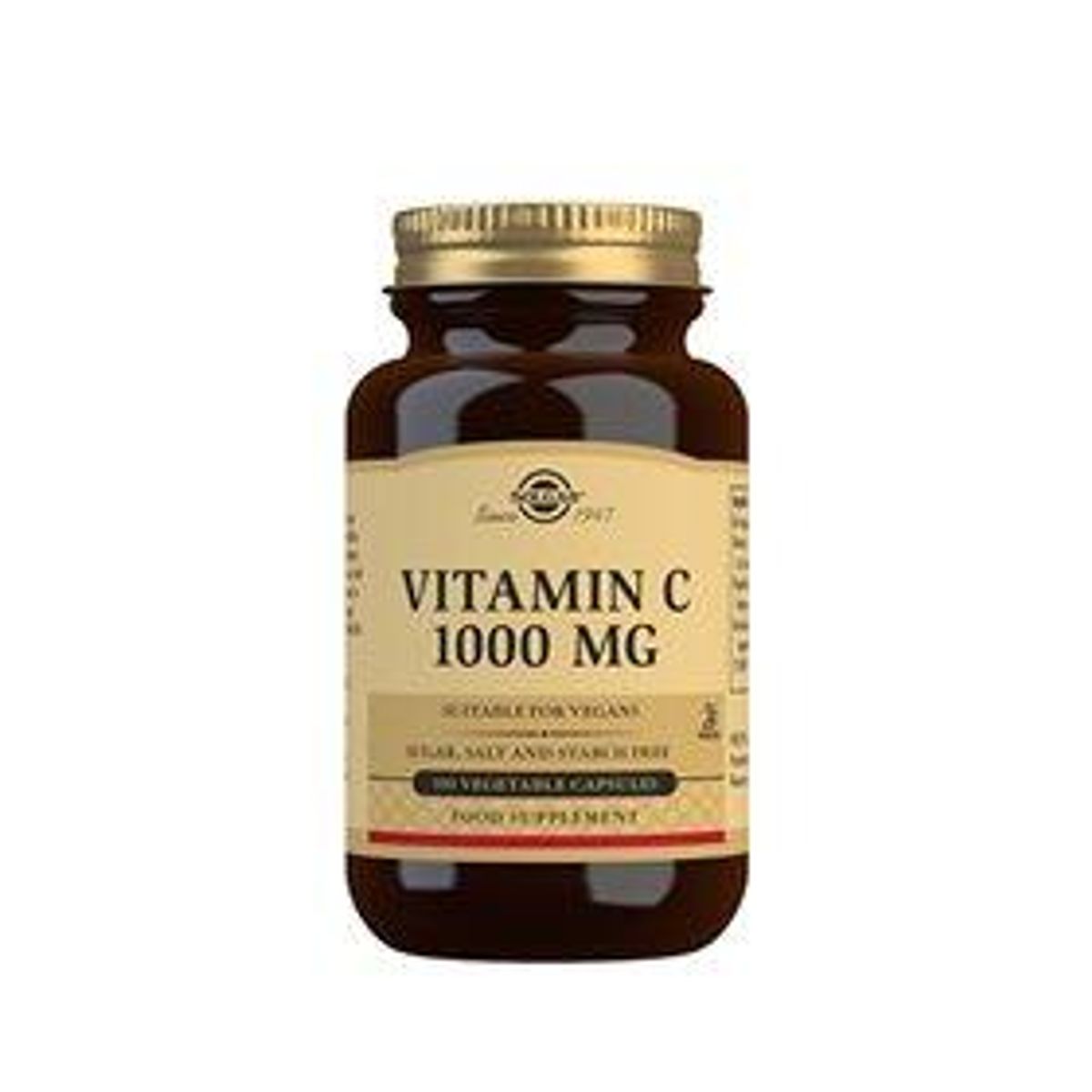 Vitamin C 1000 mg Solgar - 100 kapsler