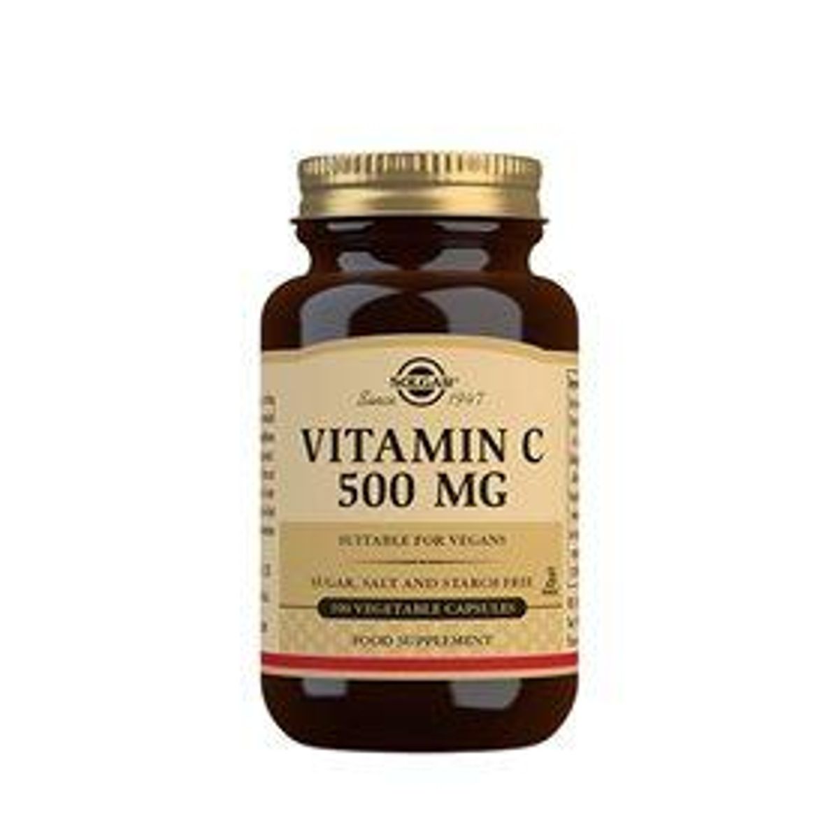 Solgar Vitamin C 500 mg - 100 kapsler