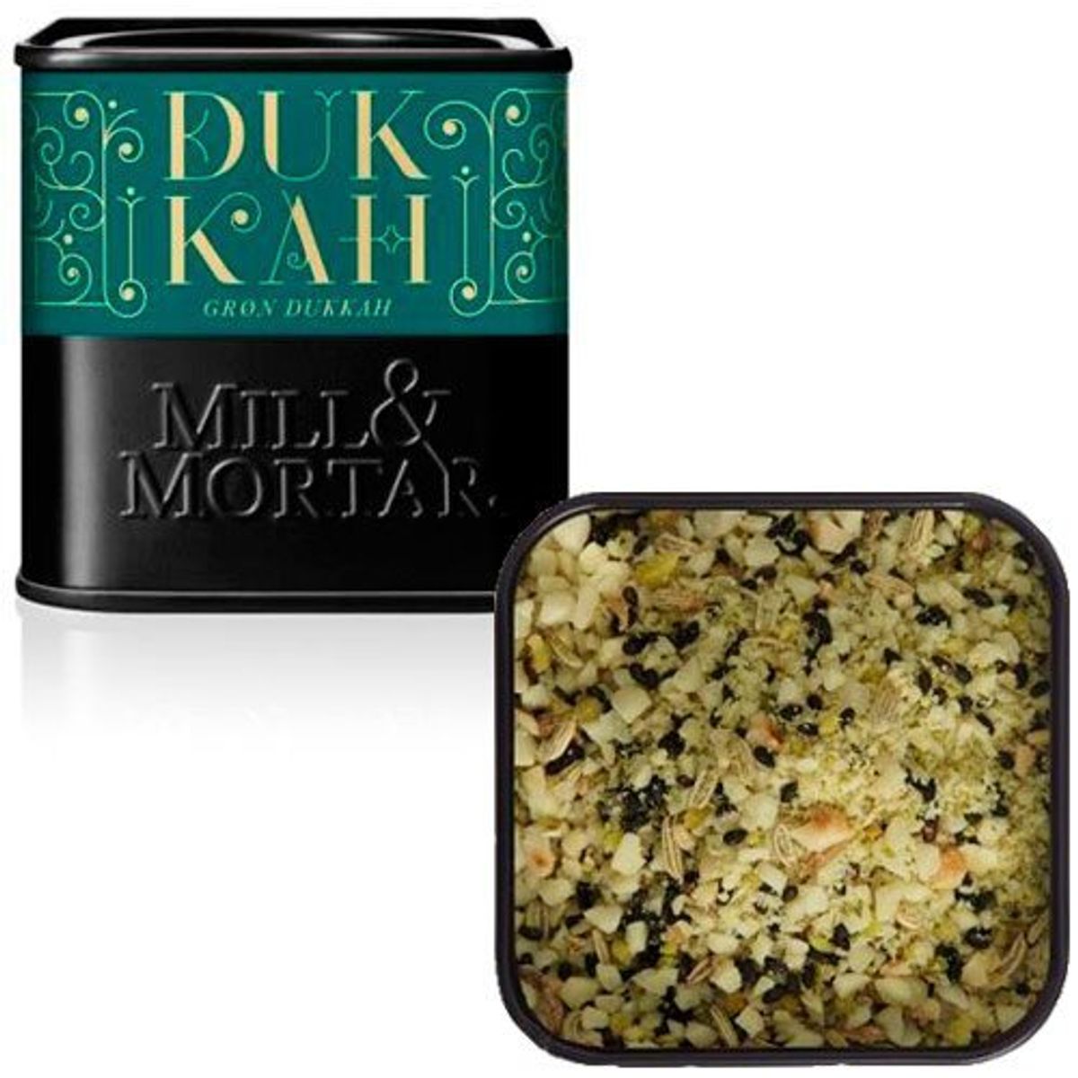 Grøn Dukkah mandler Ø m. grøn pistacie Mill & Mortar - 75 g.