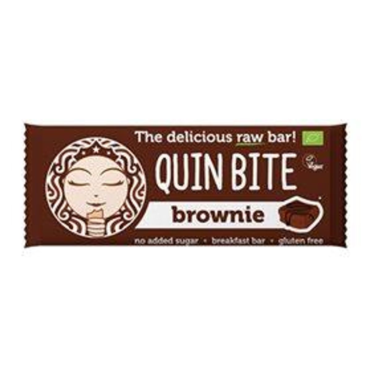 Brownie bar Ø - Quin Bite - 30 g.