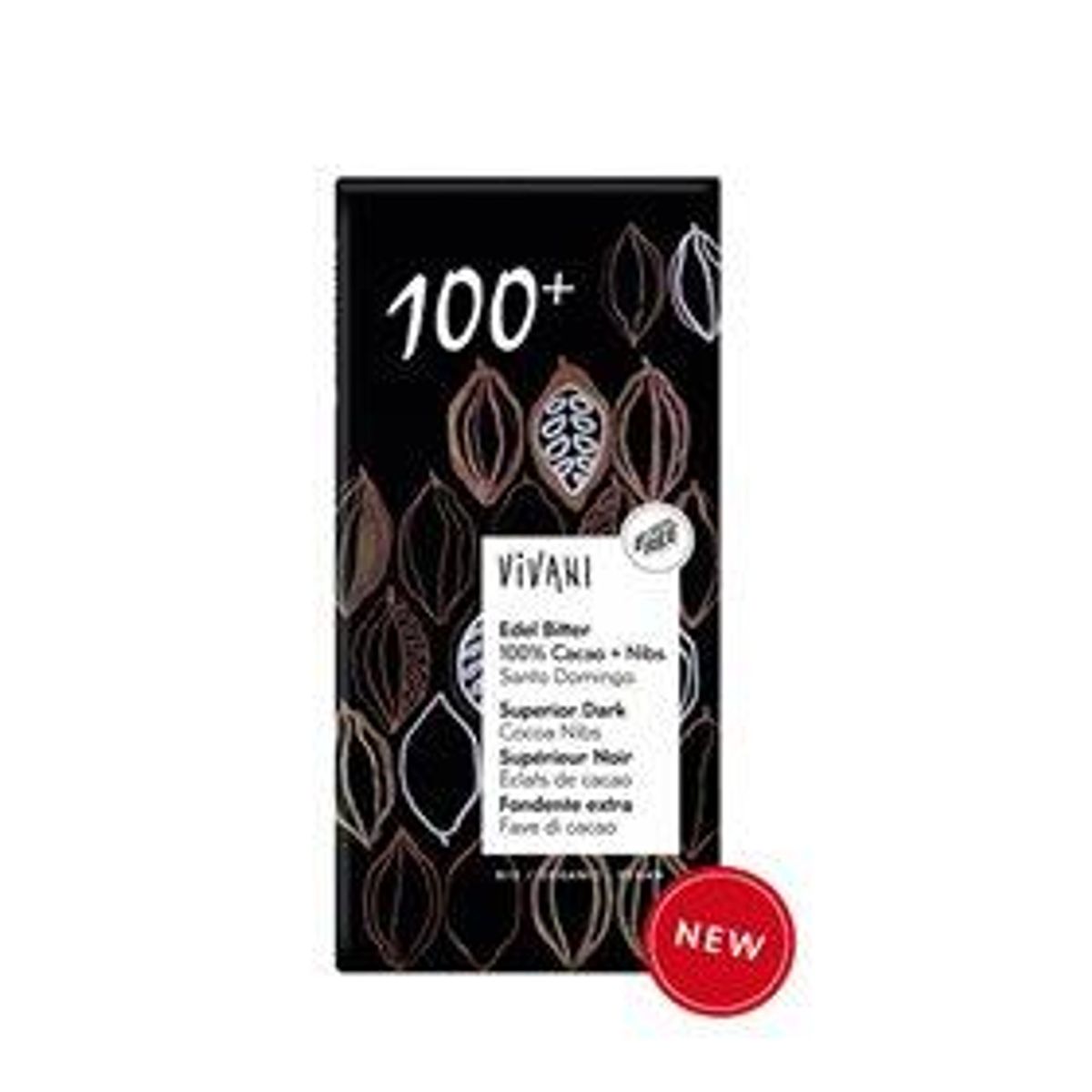 Vivani grand cru 100 % kakao Ø - 80 g.