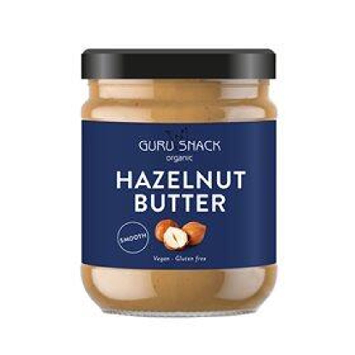 Hazsselnøddesmør Smooth Ø - Guru Snack 250 g.