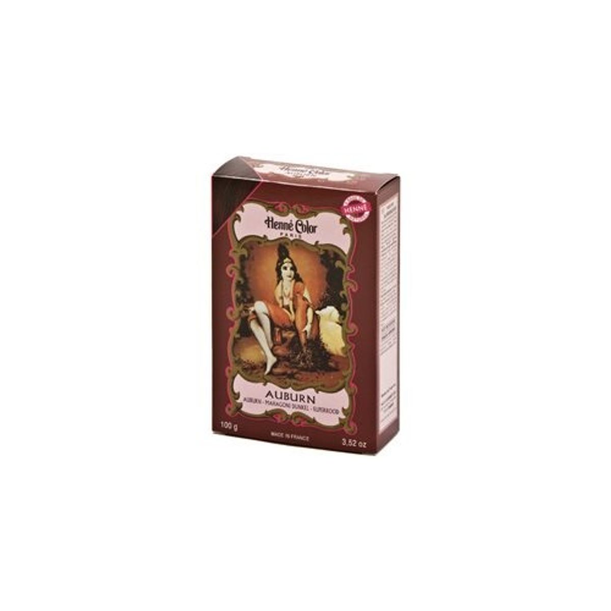 Henna Pulver Mahogni Mørk Auburn - 100 gram