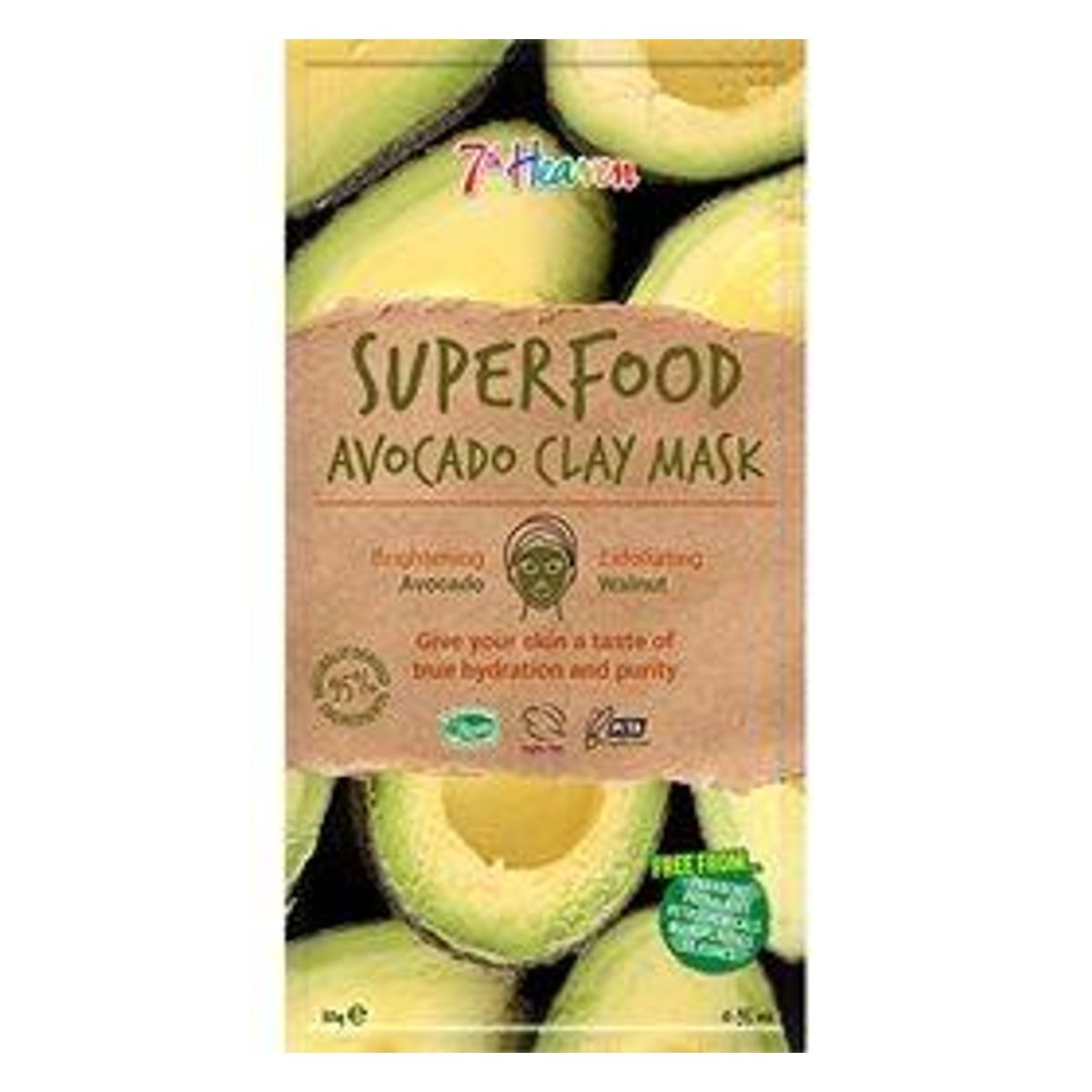 7th Heaven Ansigtmaske Superfood Avocado - 10 ml