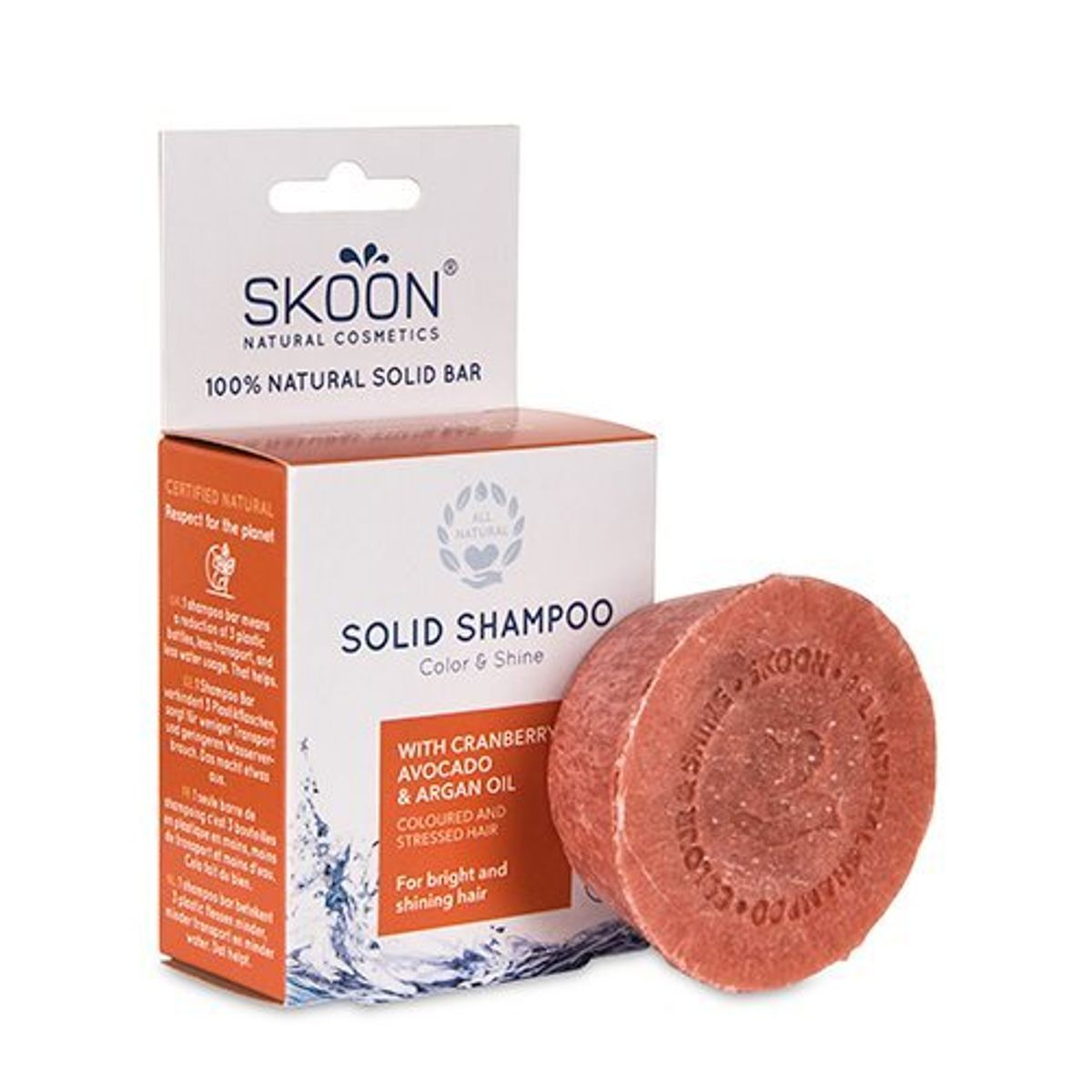 Skoon Solid shampoo Color & Shine - 90 g.