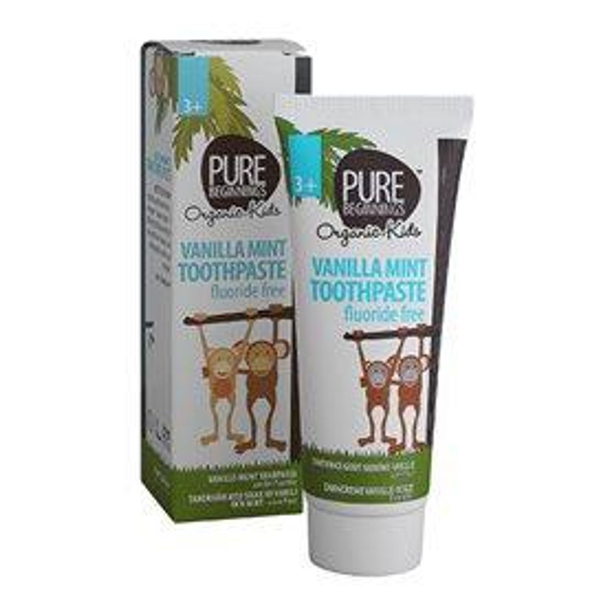 Pure Beginnings Vanilla mint toothpaste +3 år - 75 ml