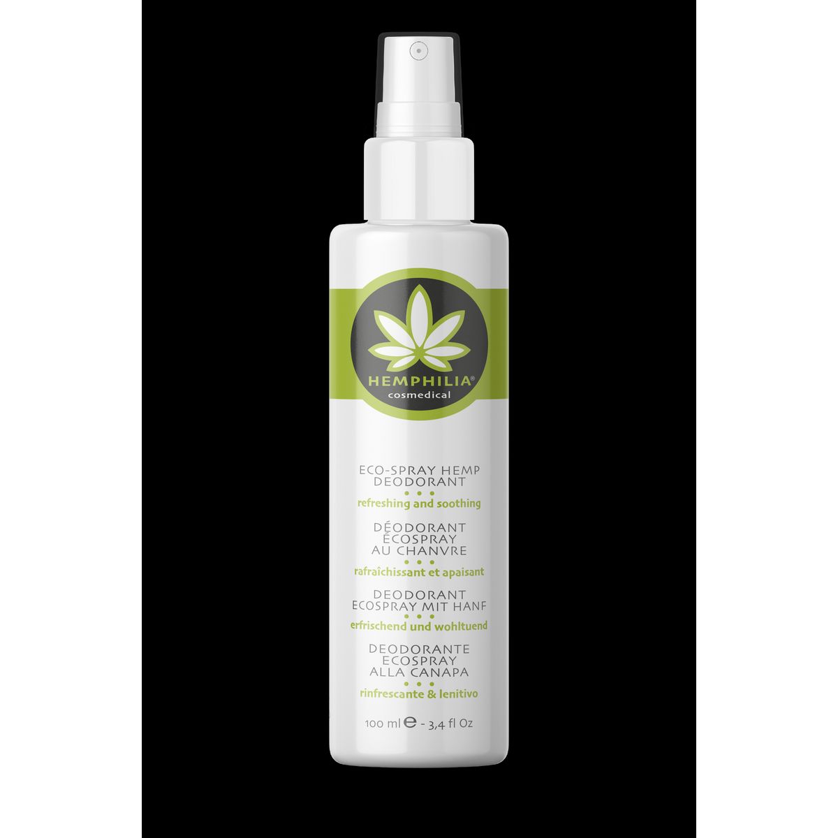 Hemphilia Økologisk Eco-Spray Hemp Deodorant - 100 ml.