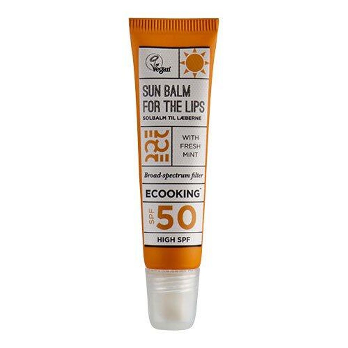 Ecooking Solbalm Til Læberne SPF 50 - 15 ml.