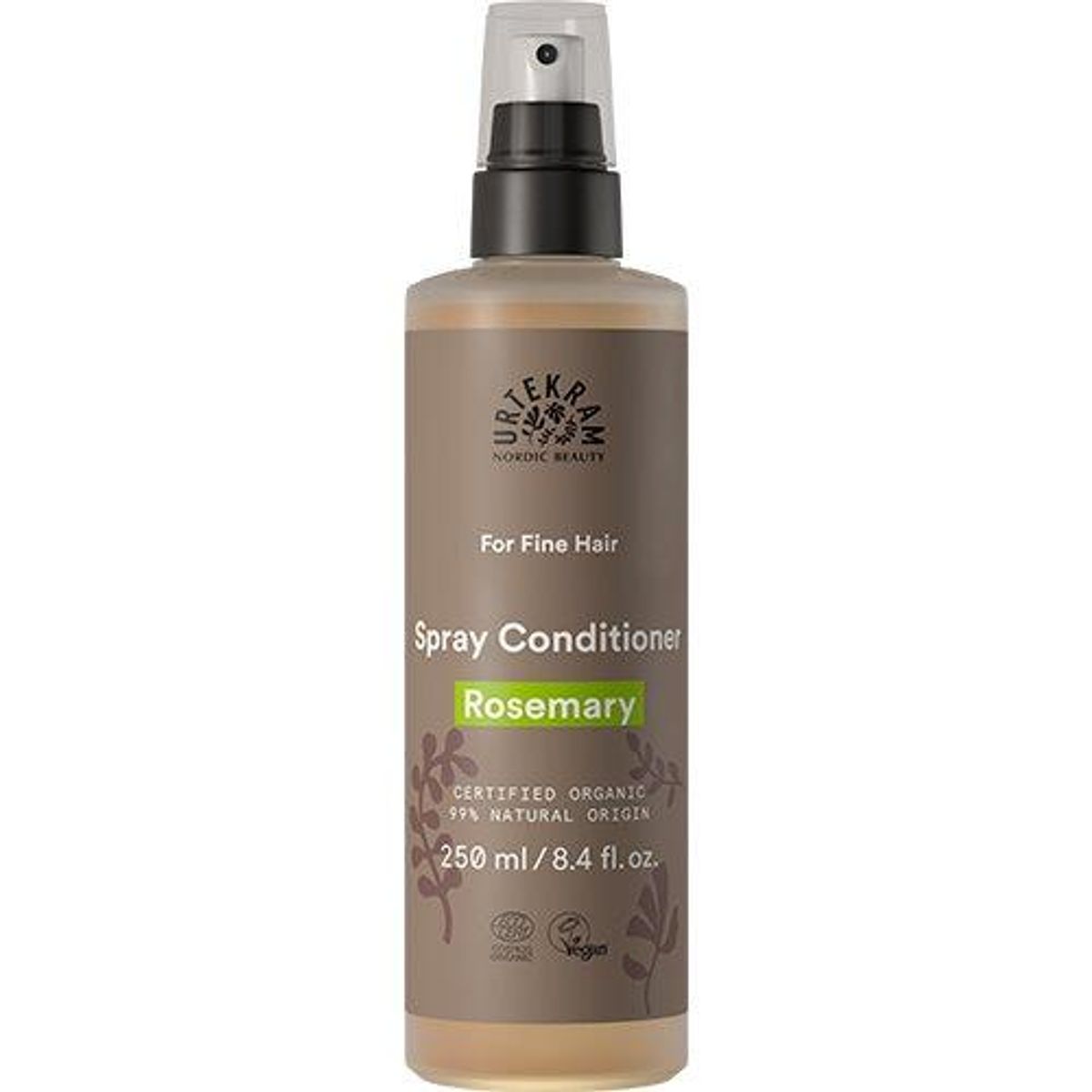 Conditioner spray Rosemary Urtekram - 250 ml.