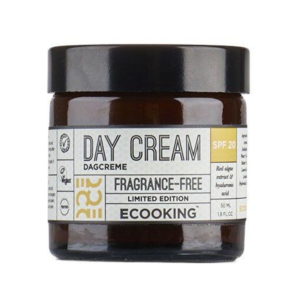 Ecooking Day cream SPF 20 - 50 ml. (inkl. gratis Ecooking ansigtolie 10 ml. værdi 159.95)