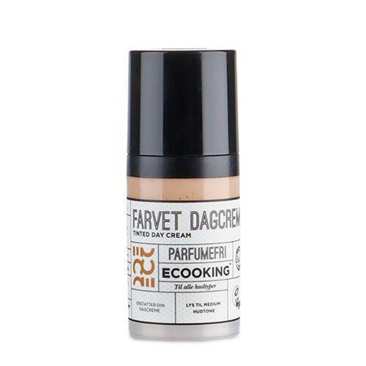 Ecooking Farvet Dagcreme Parfumefri - 50 ml.