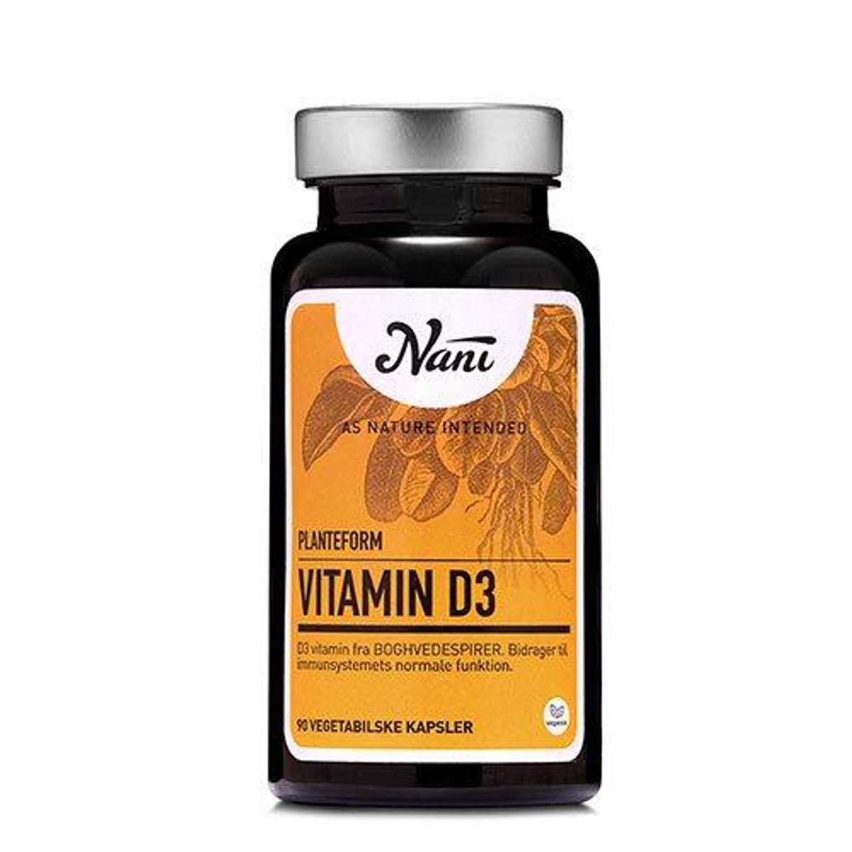 Vitamin D3 på planteform - 90 kapsler