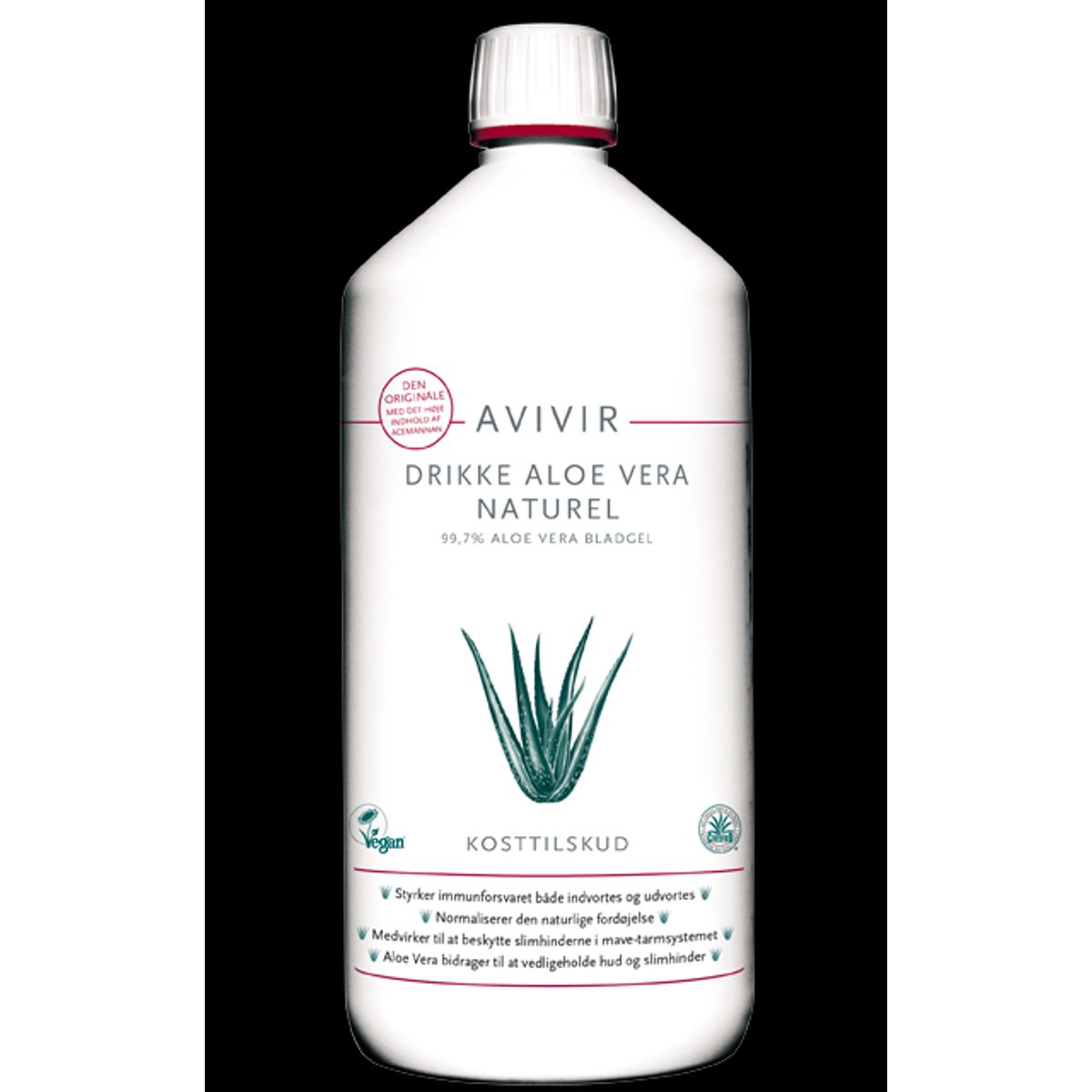 Avivir Drikke - Aloe Vera - 1 liter.