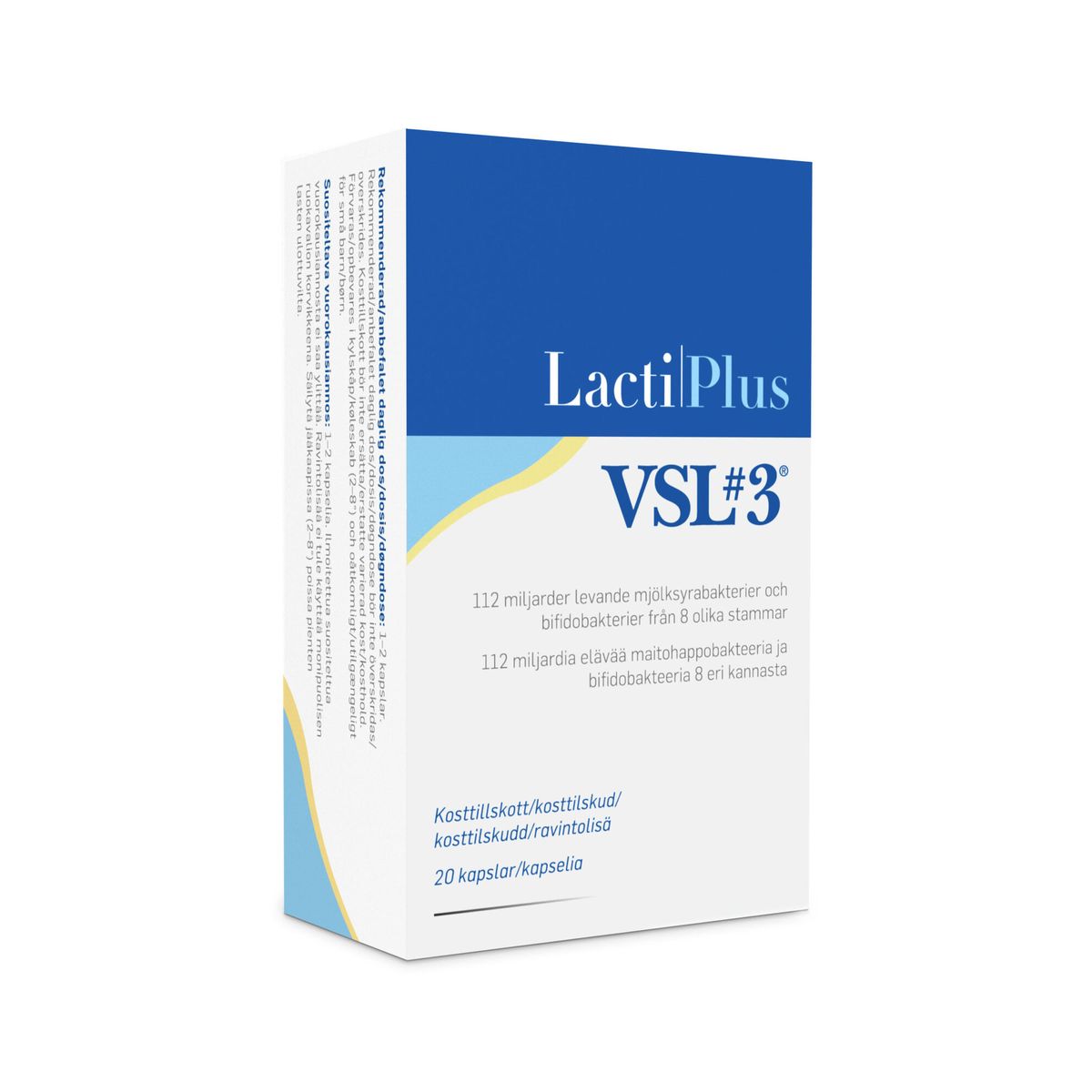 Lactiplus VSL3 kapsler - 20 kapsler