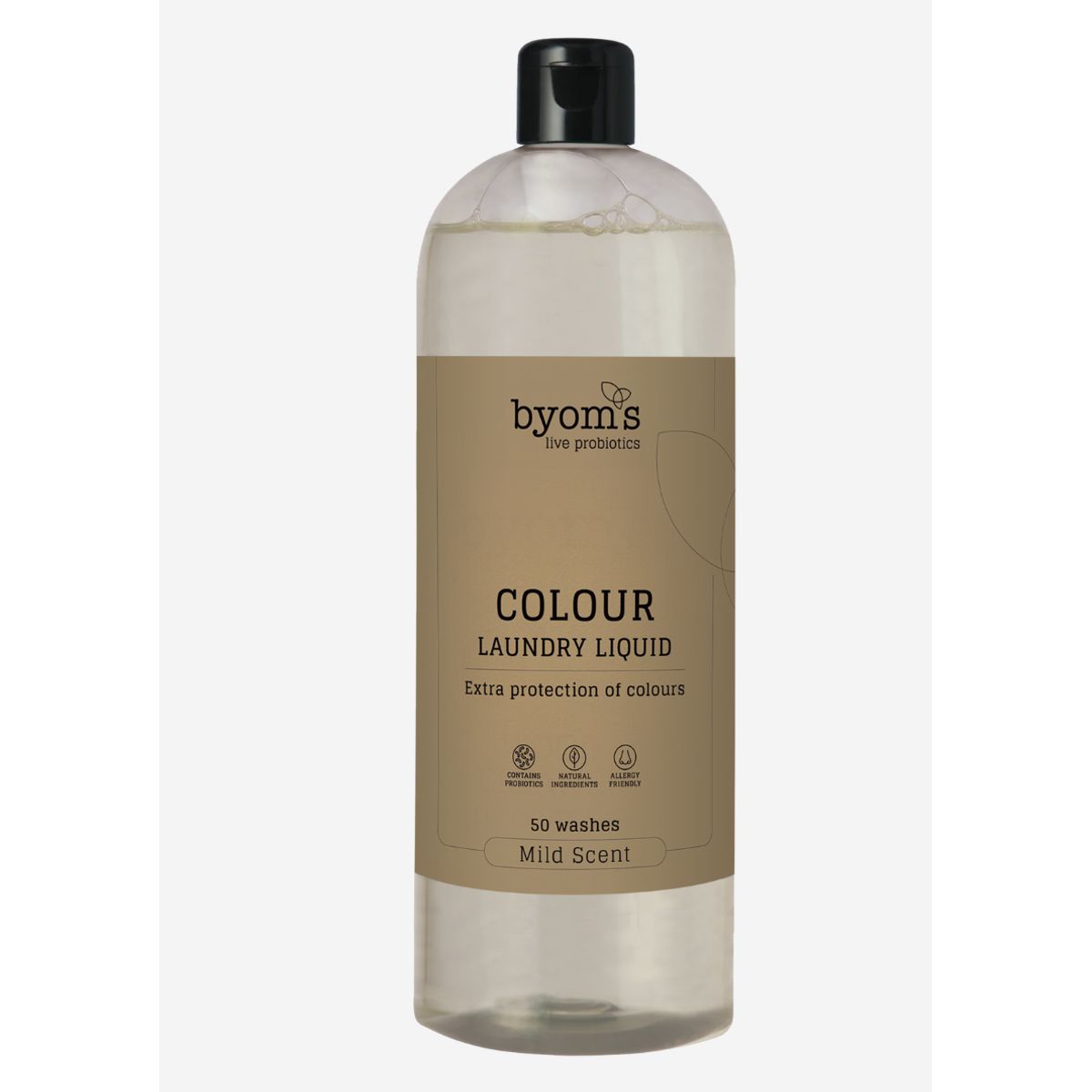 Byoms COLOUR PROBIOTIC LAUNDRY LIQUID Mild Scent - 1000 ml.