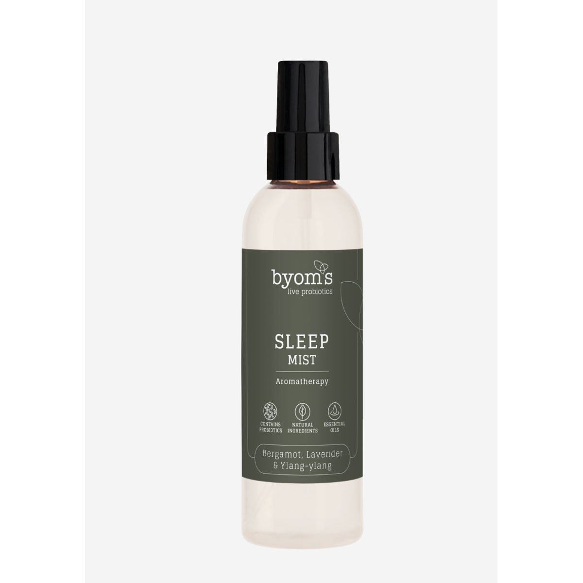 Byoms SLEEP MIST PROBIOTIC AROMA THERAPY Bergamot, Lavender & Ylang-ylang - 100 ml.