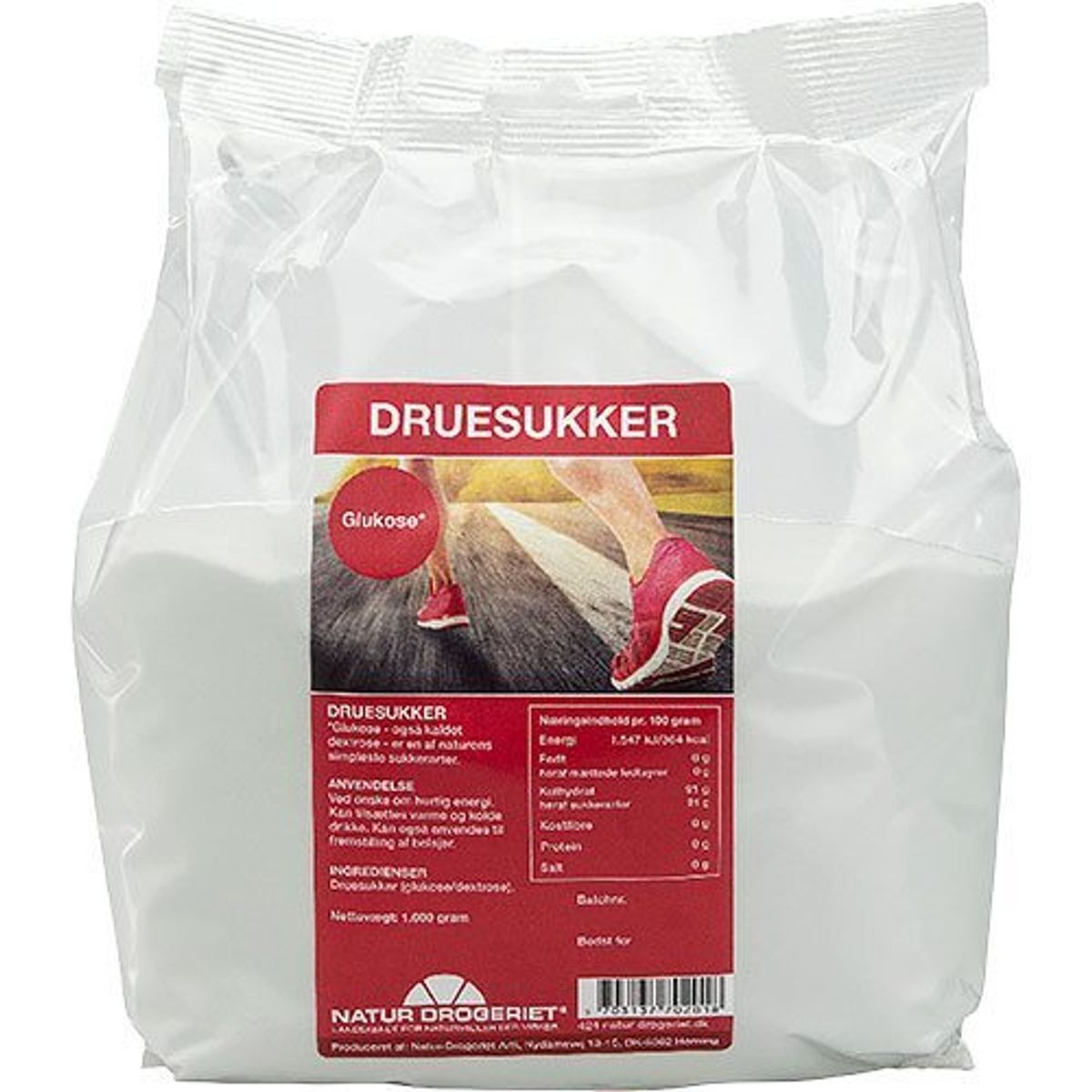 Druesukker ren (glukose) - 1 kg.