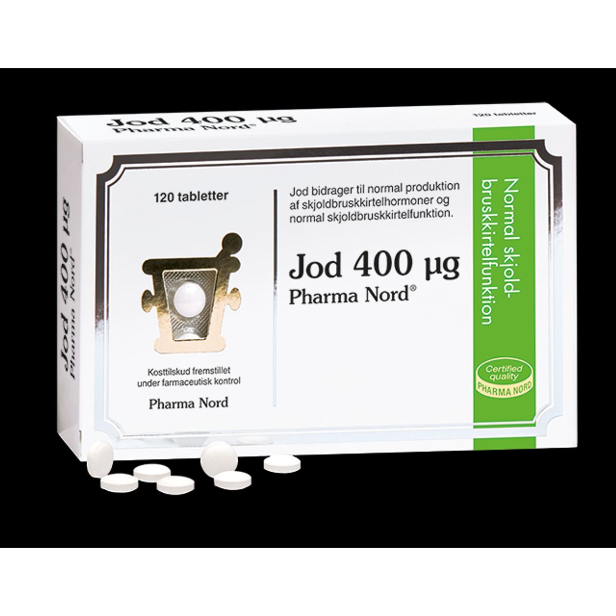 Jod 400 g Pharma Nord - 120 tabletter