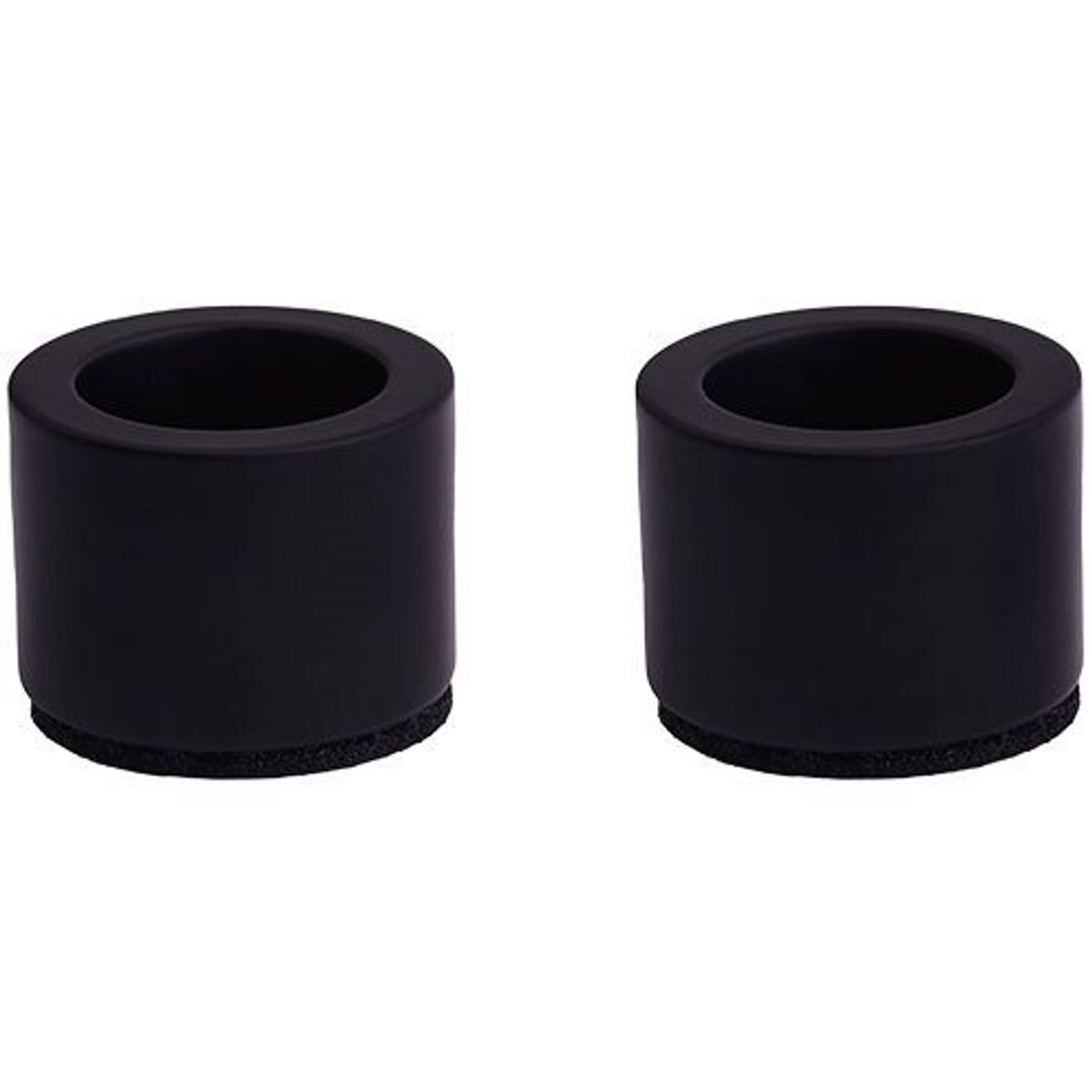 Lysestage t. kronelys, Matte black, 2-pack, 3,2x2,