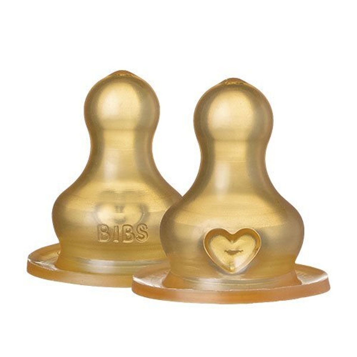 BIBS Bottle Nipple Latex Slow Flow 2 PACK - 1 pk