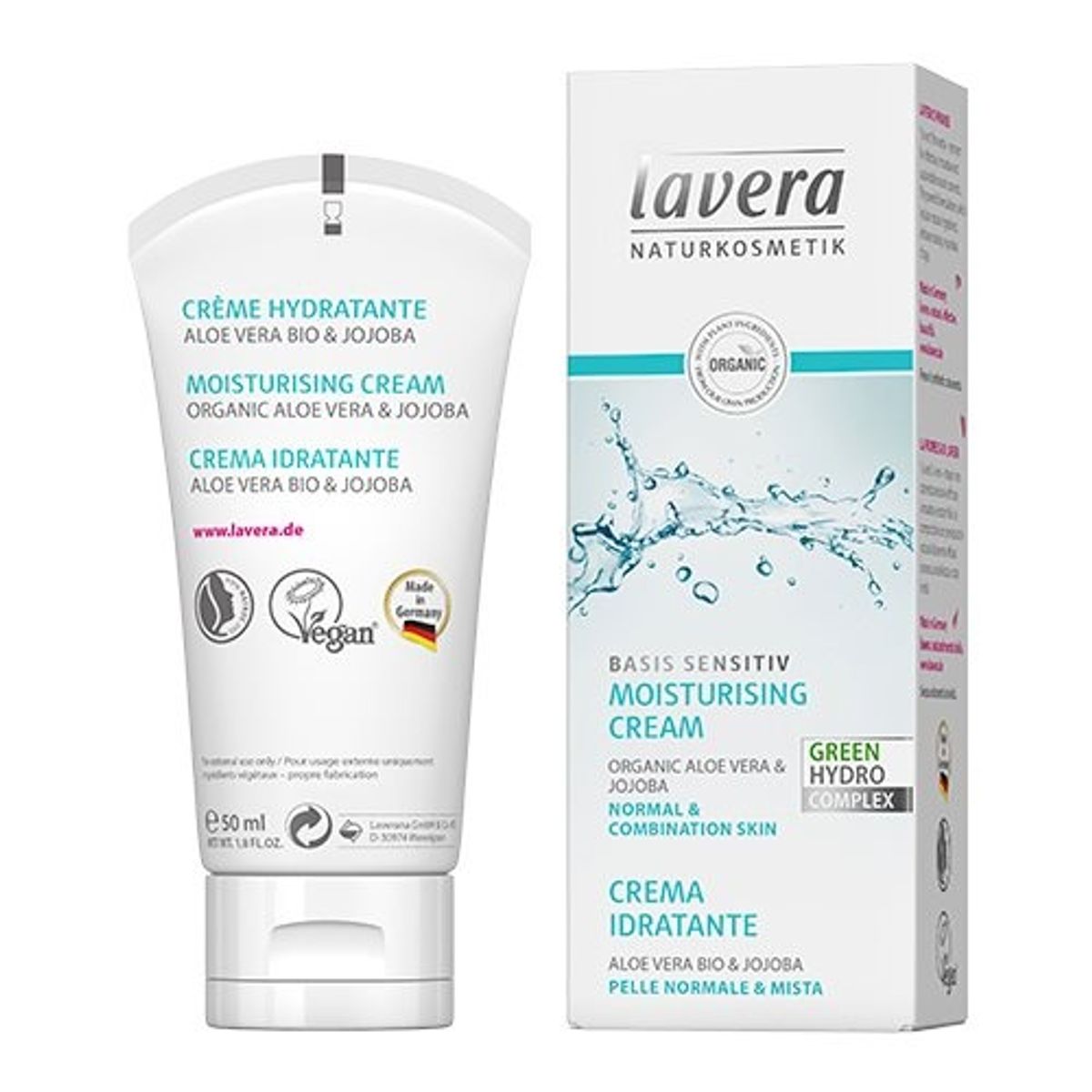 Lavera Basis Sensitiv Fugtighedscreme - 50 ml.