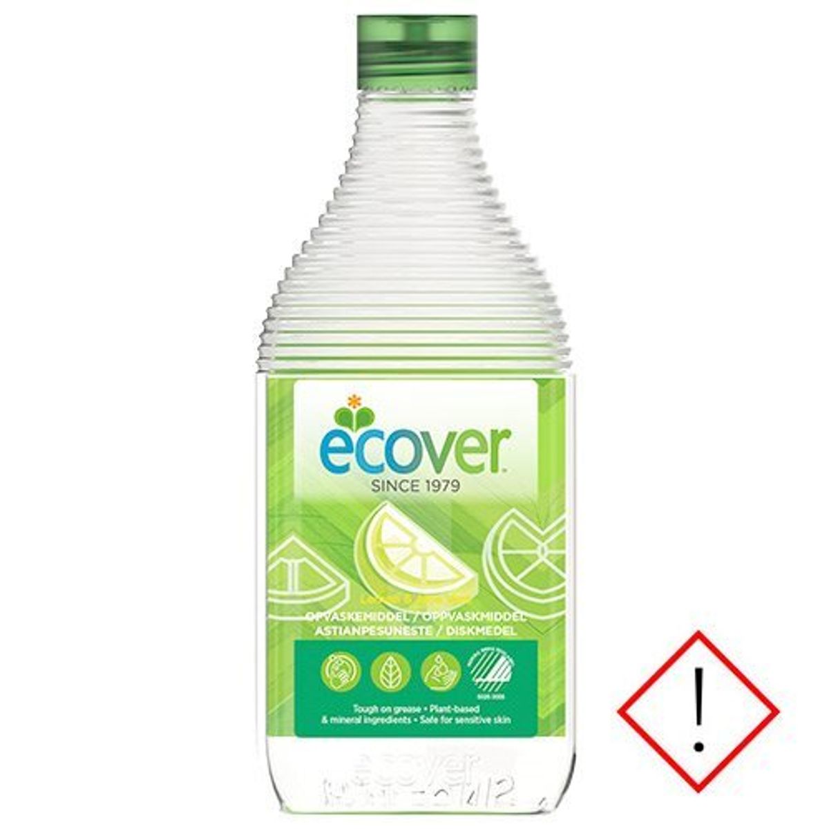 Ecover opvask lemon & aloe vera - 450 ml.