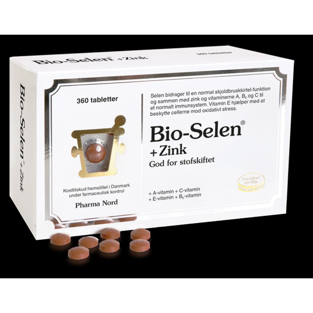 Bio Selen + Zink - 360 tabletter