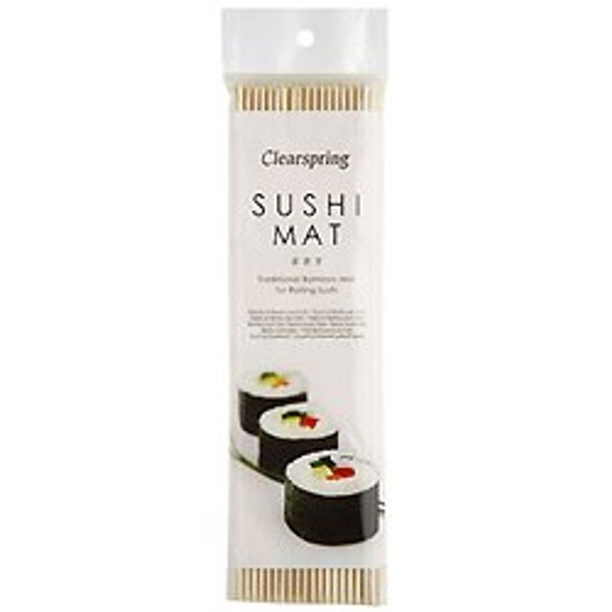 Sushi måtte af bambus - 1 stk