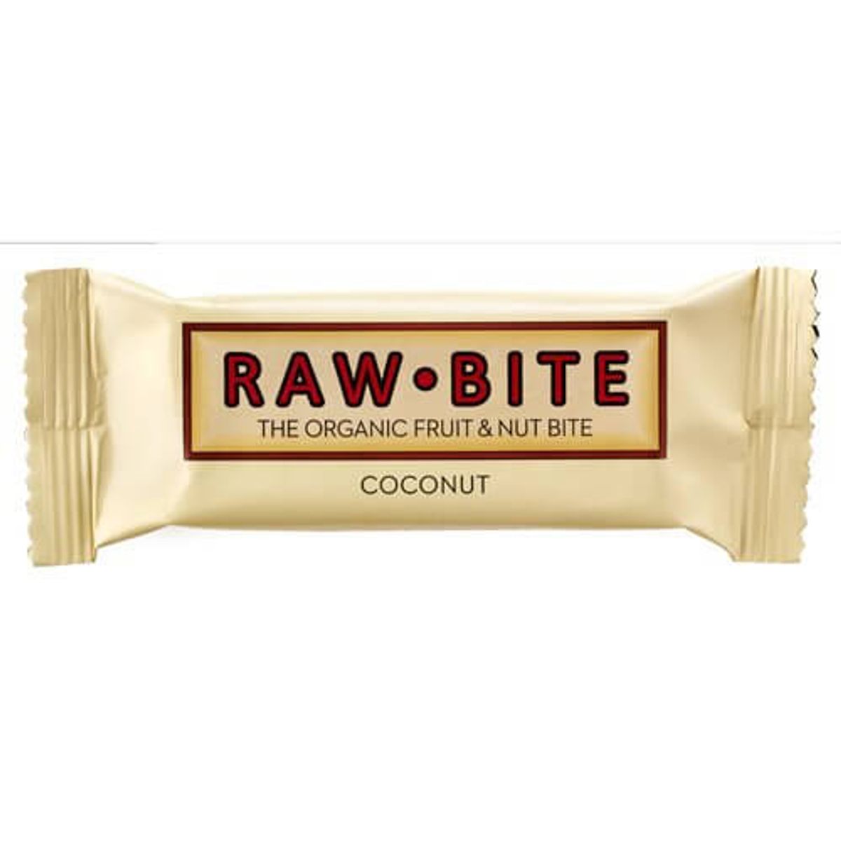 Rawbite Coconut - frugt- og nøddebar - 50 gram