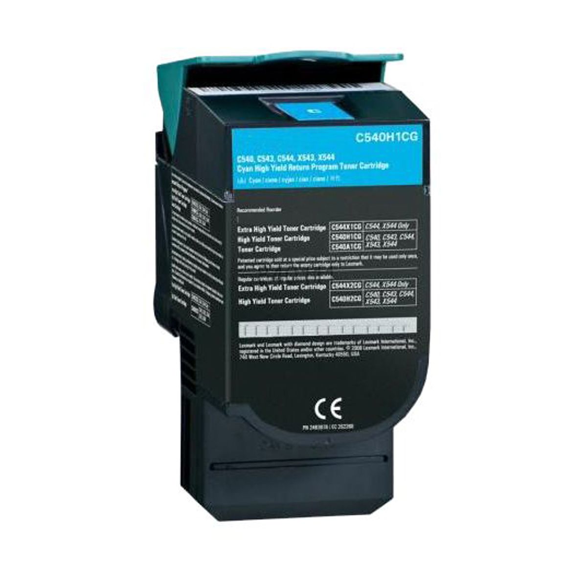 Lexmark C540/C543/C544 - C540H1CG Toner Kompatibel Cyan 2000 sider