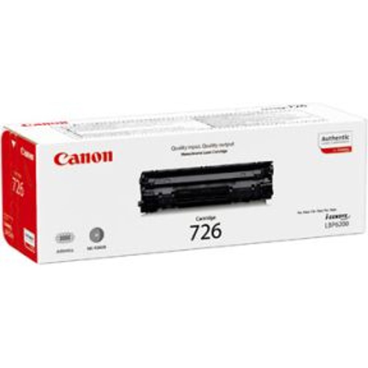 Canon CRG 726 BK 3483B002 sort toner, original