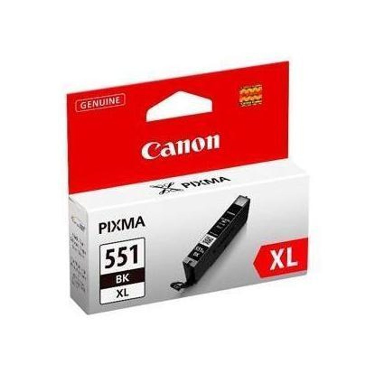 Canon CLI 551 XL BK 6443B001 sort blækpatron, Original, 11 ml