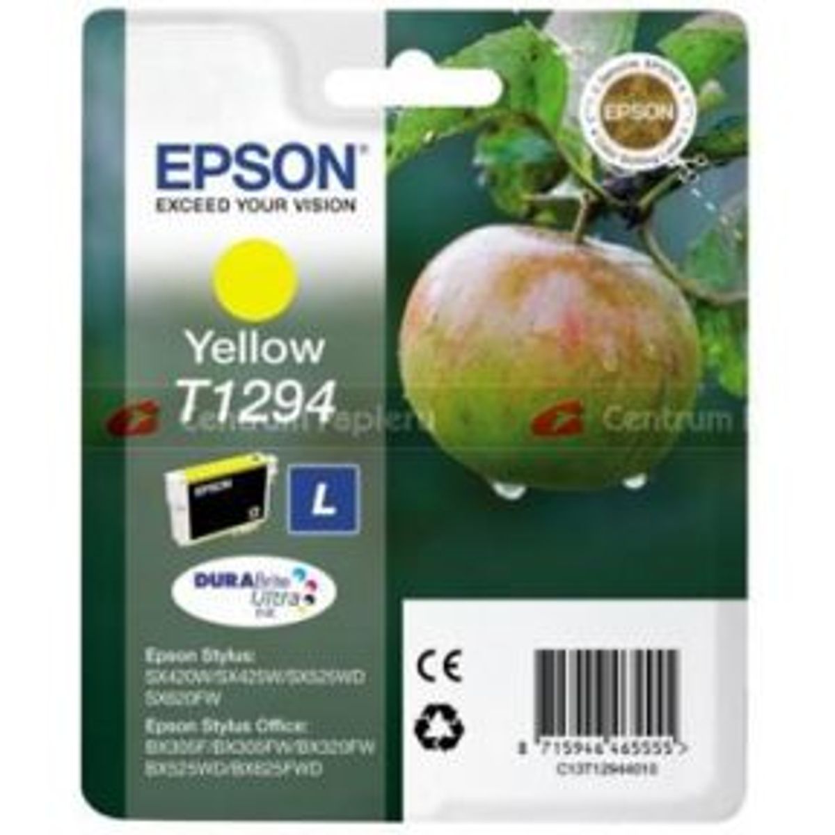 Epson T1294 Y (C13T12944012) Gul Blækpatron, Original 7ml