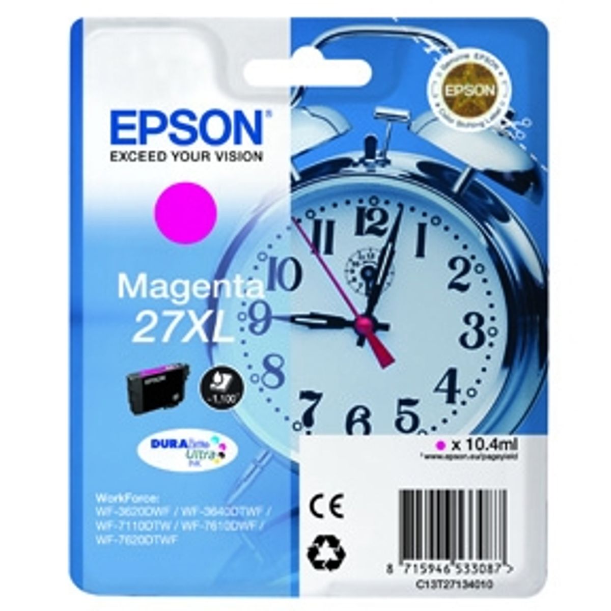 Epson 27XL T2713 M - C13T27134012 Original - Magenta 10,4 ml