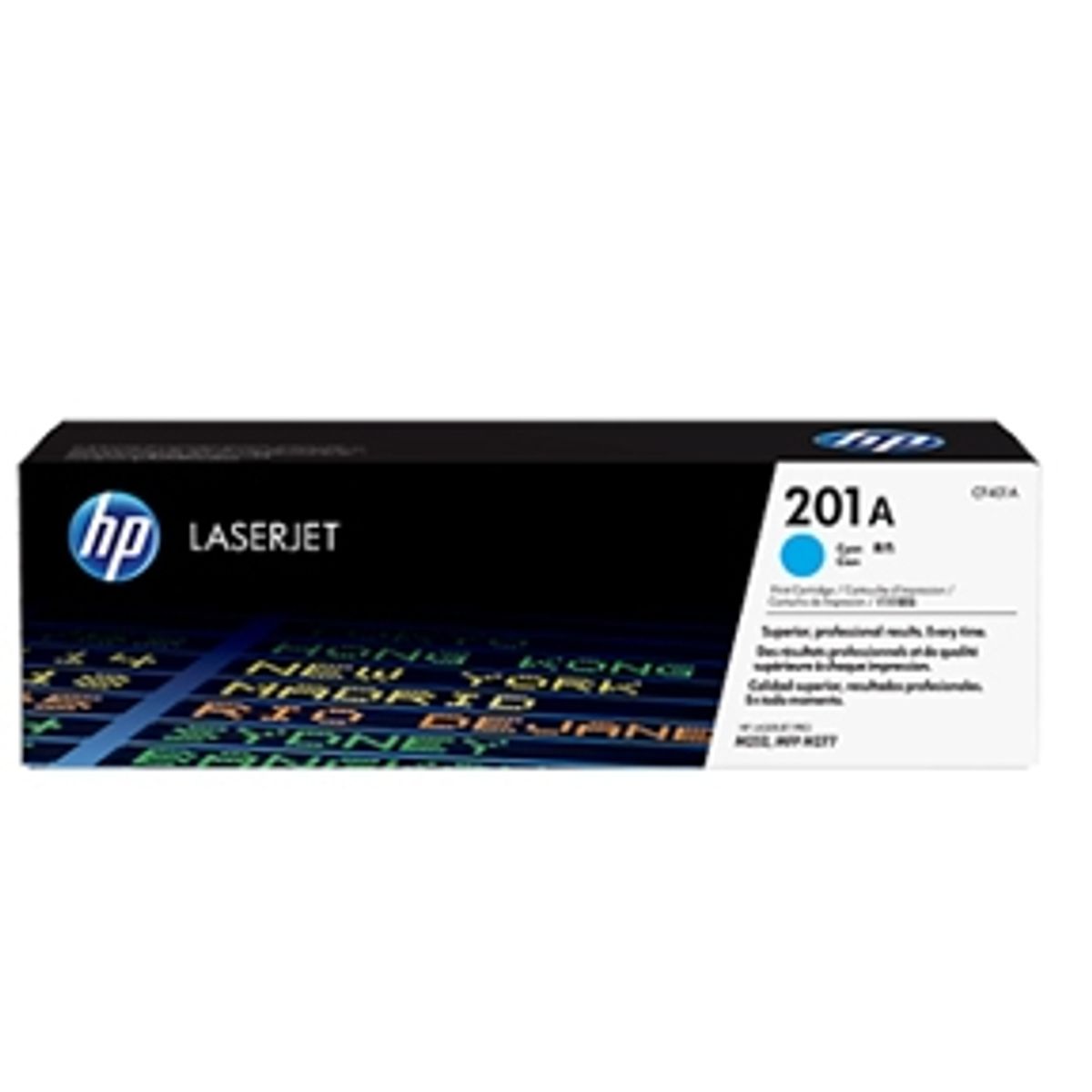 HP CF401A C (HP 201A) Lasertoner, cyan, Original 1400 print