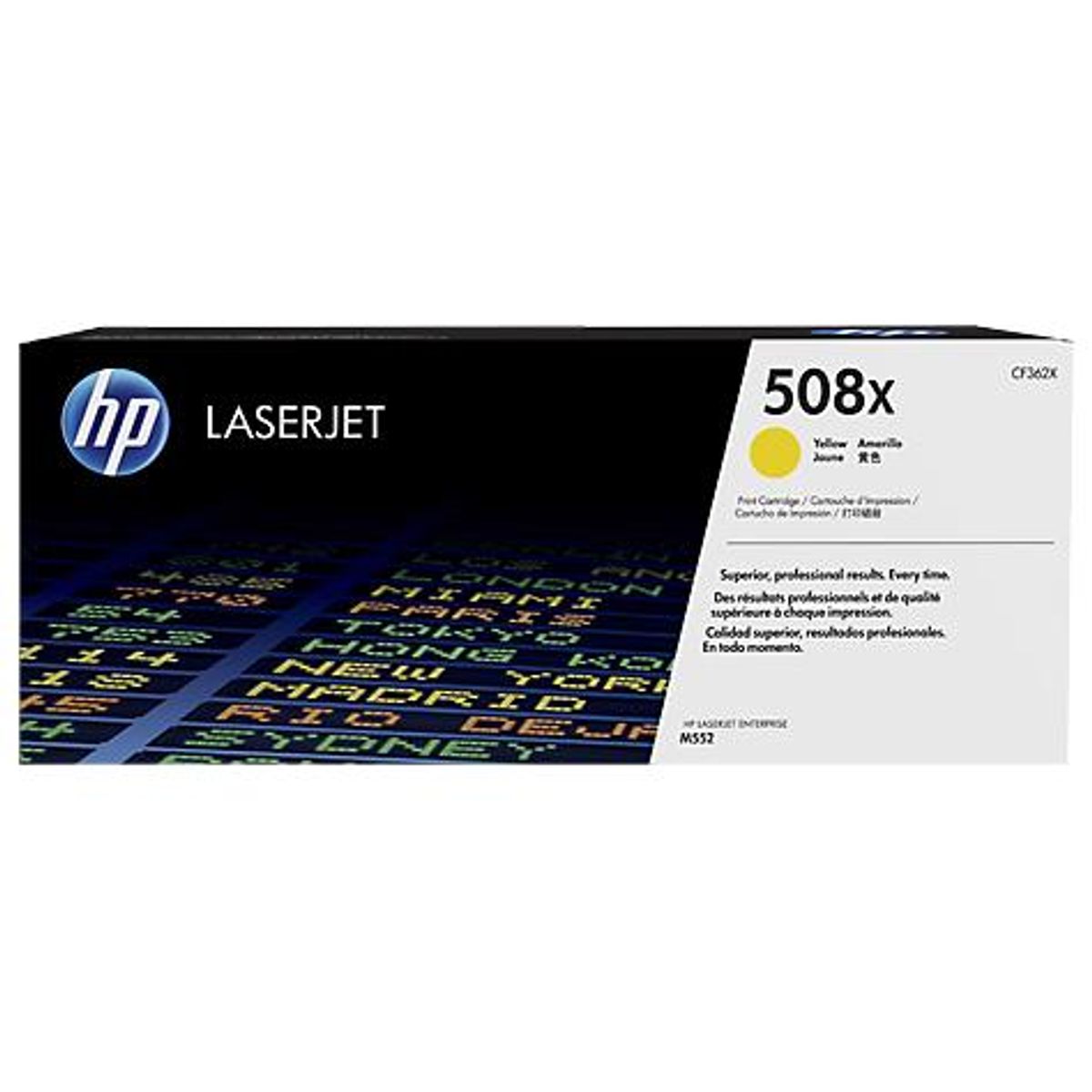 HP CF362X Y (HP 508X) Gul Lasertoner, Original 9500 sider