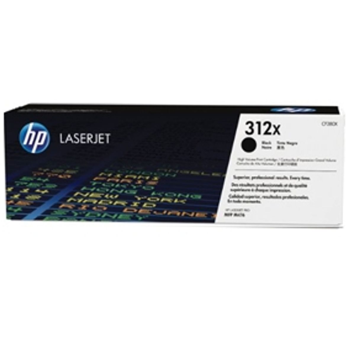 HP 312X Lasertoner combo pack 2 stk - Sort CF380X Original - 8800 sider