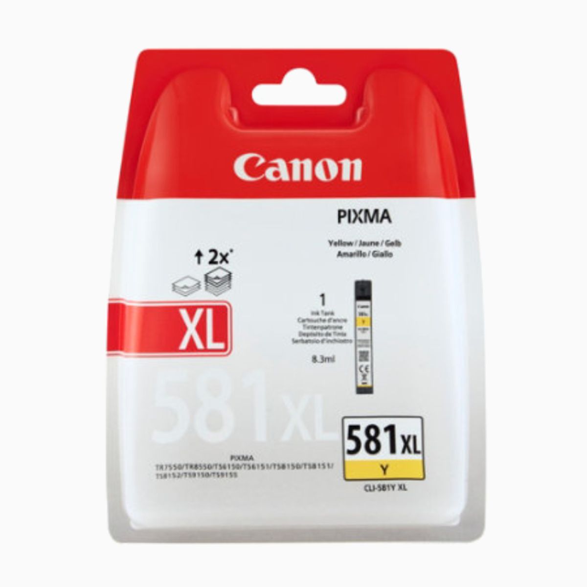 Canon CLI-581 XL - 2051C001 blækpatron Original Gul 8,3 ml