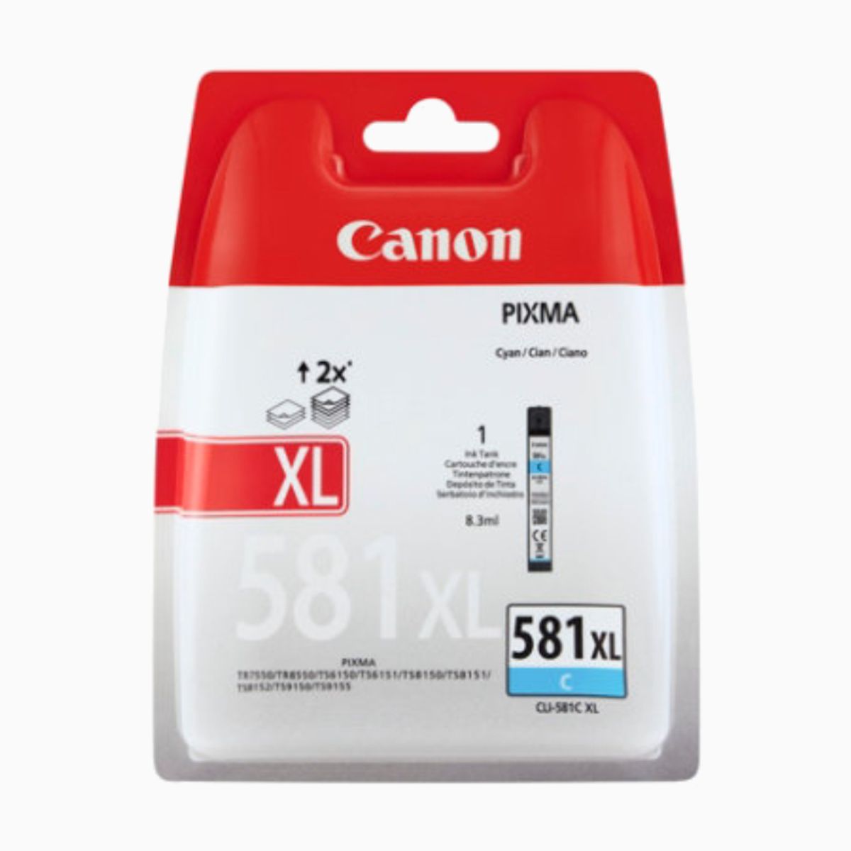 Canon CLI-581 XL - 2049C001 blækpatron Original Cyan 8,3 ml