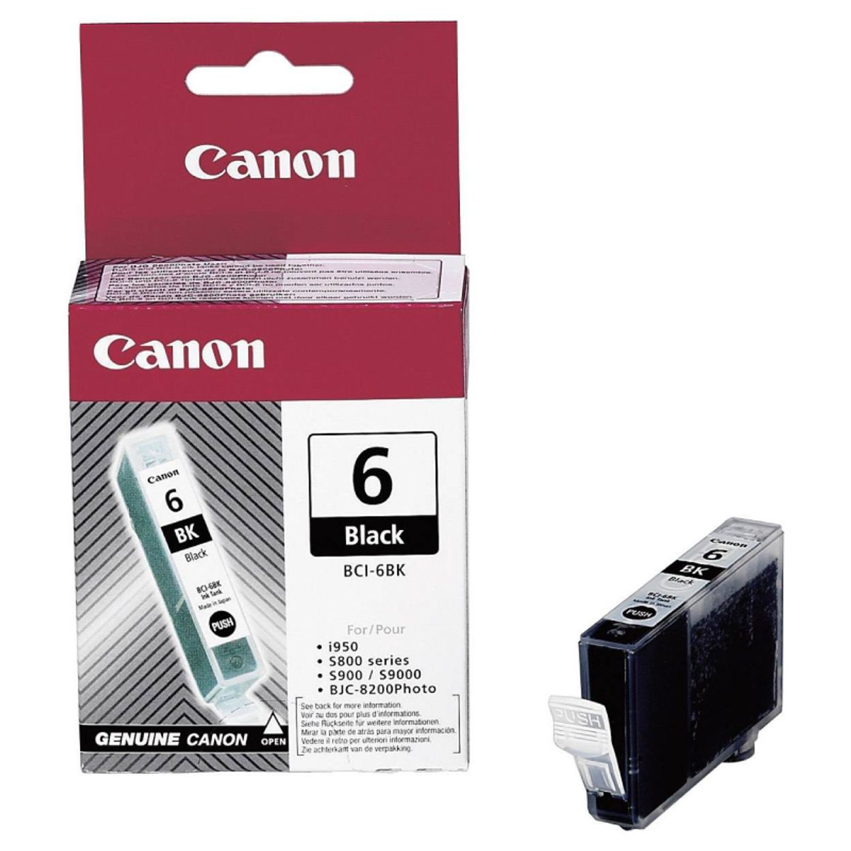 Canon BCI-6 - 4705A002 blækpatron Original Sort 13 ml