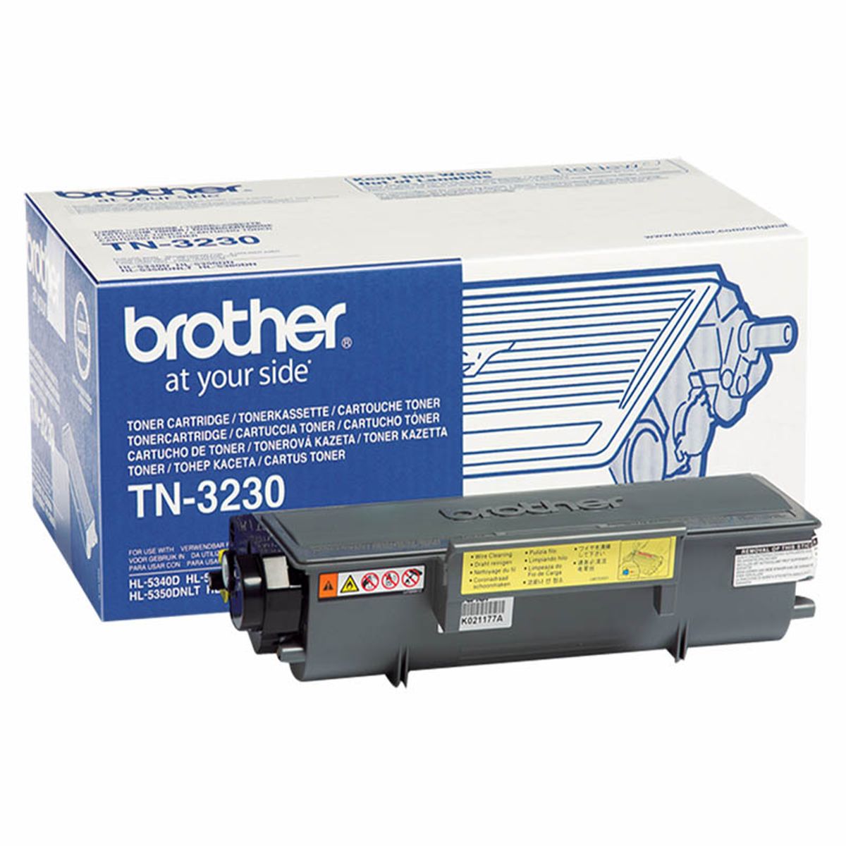 Brother TN3230 BK sort Lasertoner, Original